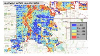 How Urban Tree Canopy Regulates Microclimate and Urban Heat Islands: A Study from Denver and Baltimore