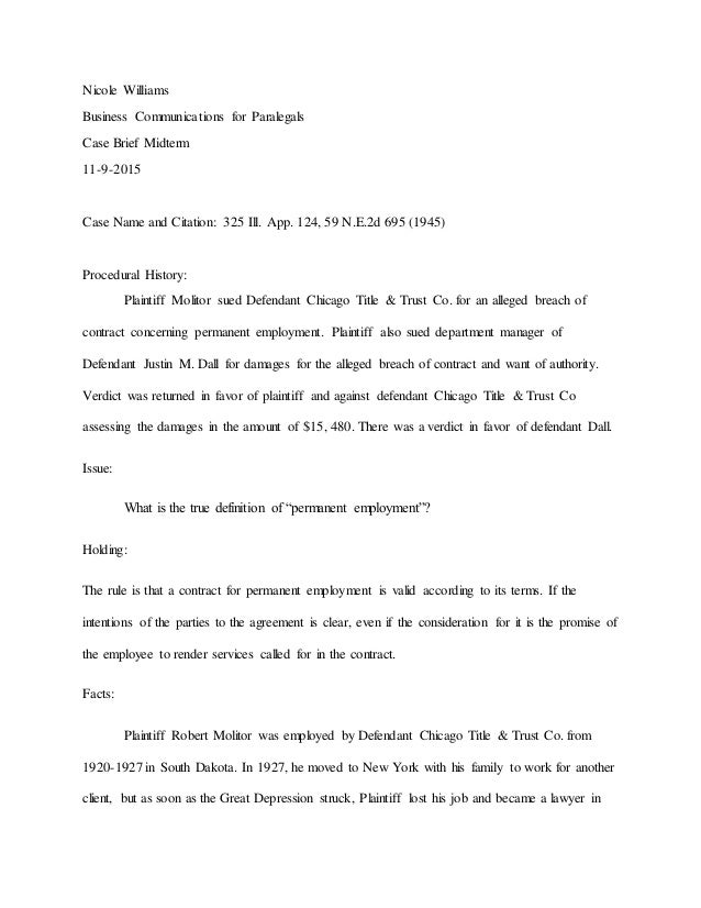 case brief format