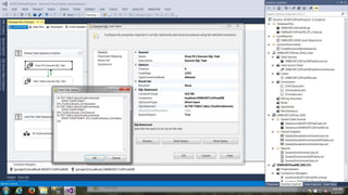 2.Right Click, Edit.
3.Button
4. Place Code Here.
Drop Foreign Keys
5. OLAP Connection
1. Drag-n-Drop
Execute Tasks into the
Container From The
SSIS Tool Box.
6. Test Query Statement(s)
 