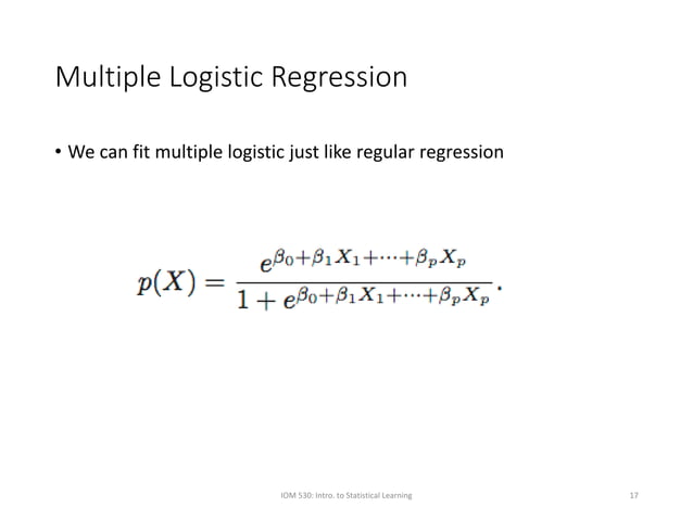 classification_methods-logistic regression Machine Learning | PPT image.