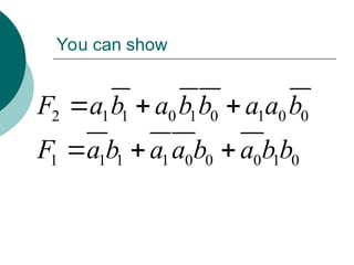 You can show
2 1 1 0 1 0 1 0 0
F a b a b b a a b
  
1 1 1 1 0 0 0 1 0
F a b a a b a b b
  
 