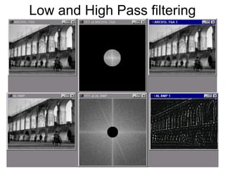 Low and High Pass filtering
 