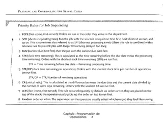 Capítulo: Programación de
Operaciones #
 
