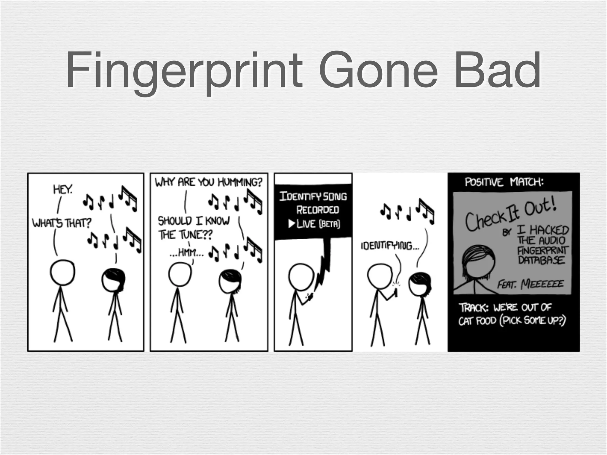 Fingerprint Gone Bad

 