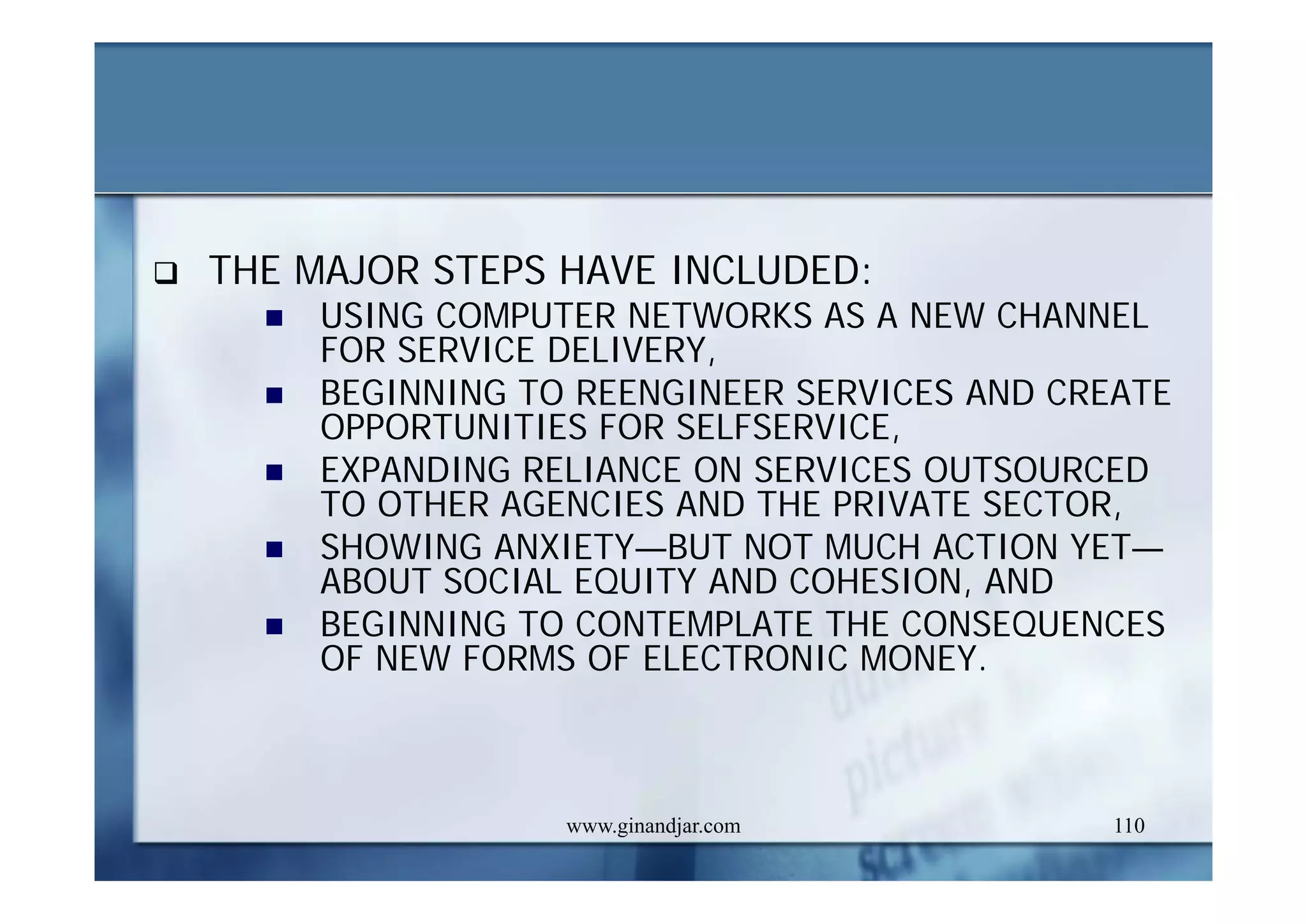 CURRENT ISSUES IN PUBLIC ADMINISTRATION