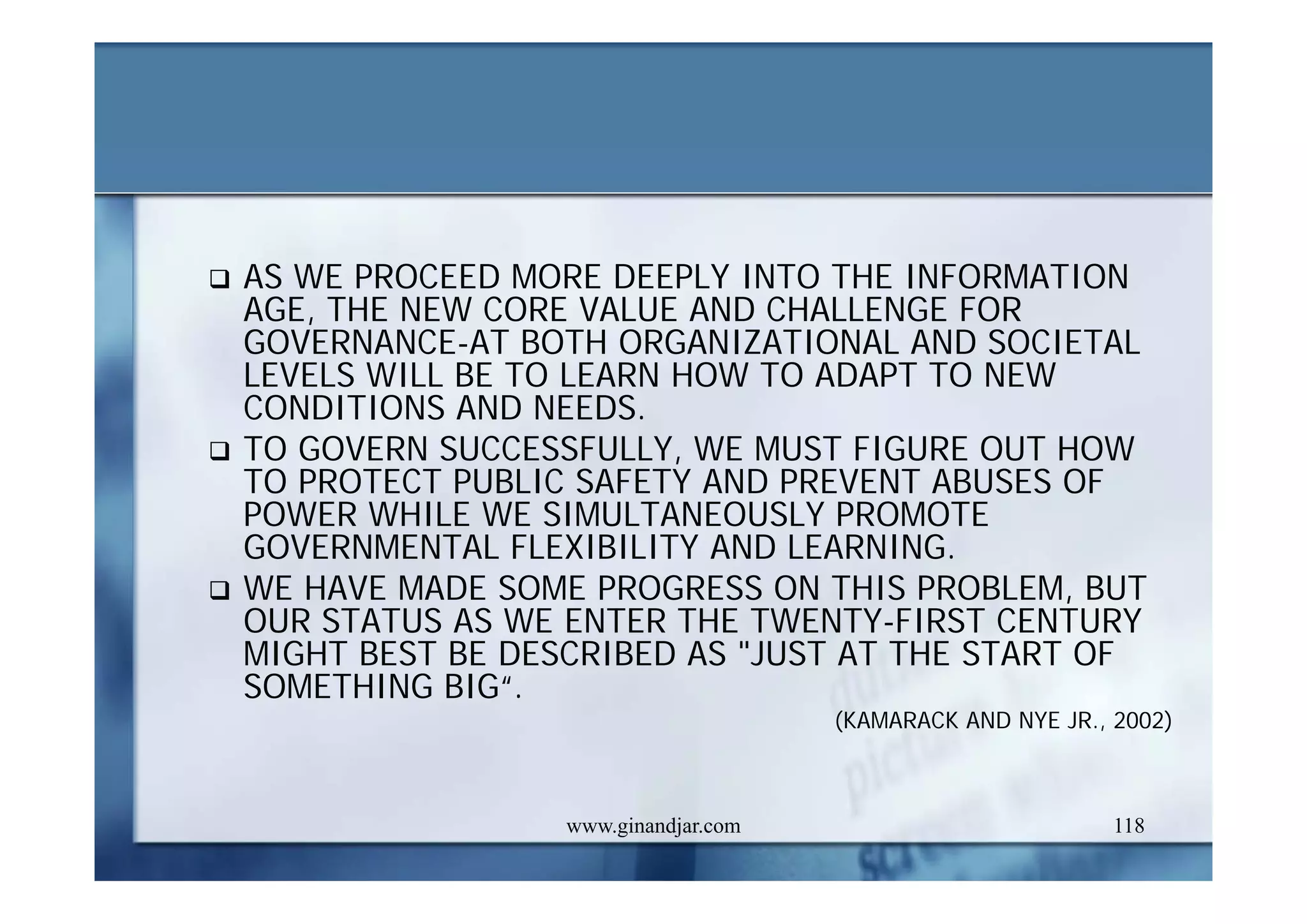 CURRENT ISSUES IN PUBLIC ADMINISTRATION