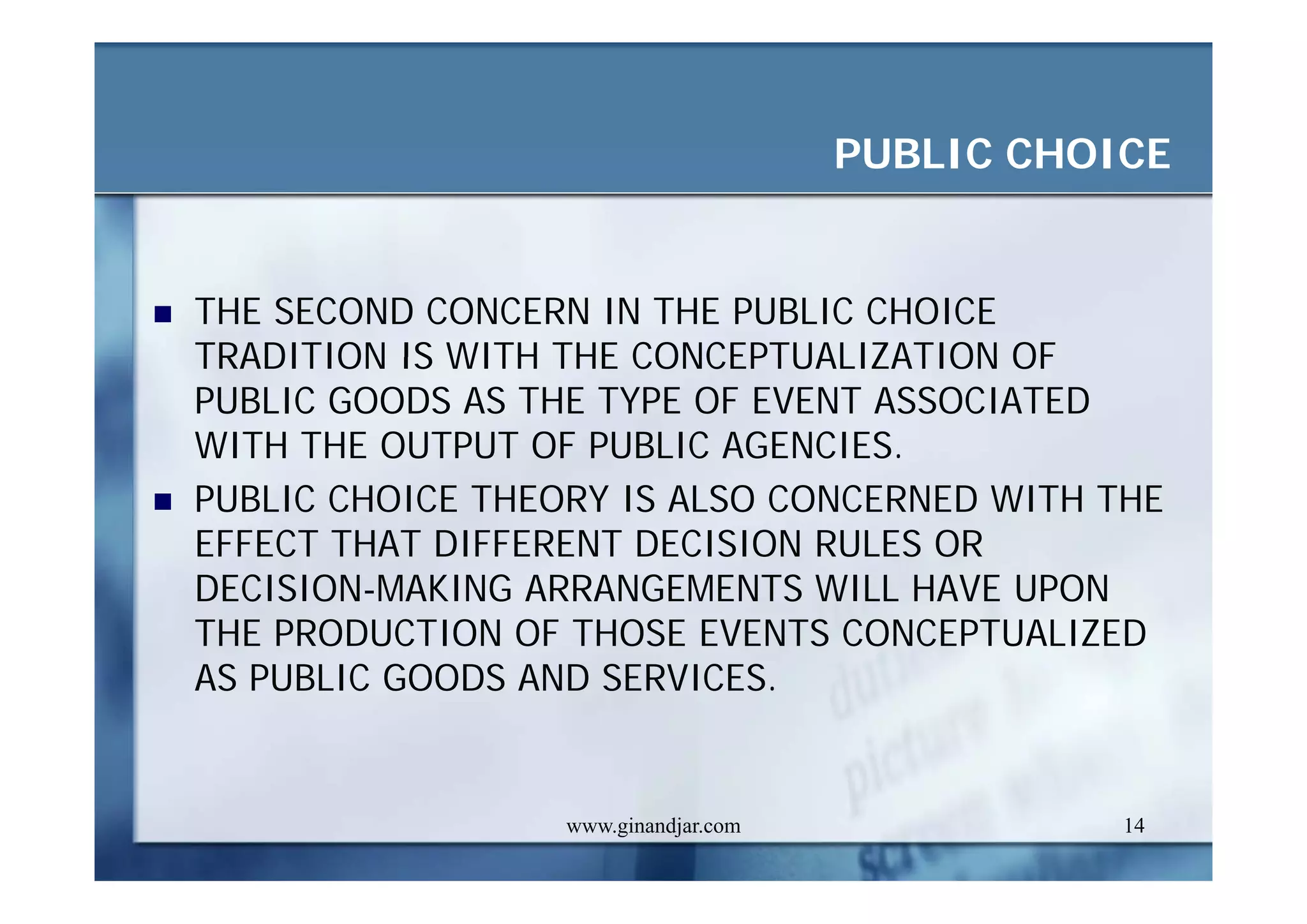 CURRENT ISSUES IN PUBLIC ADMINISTRATION