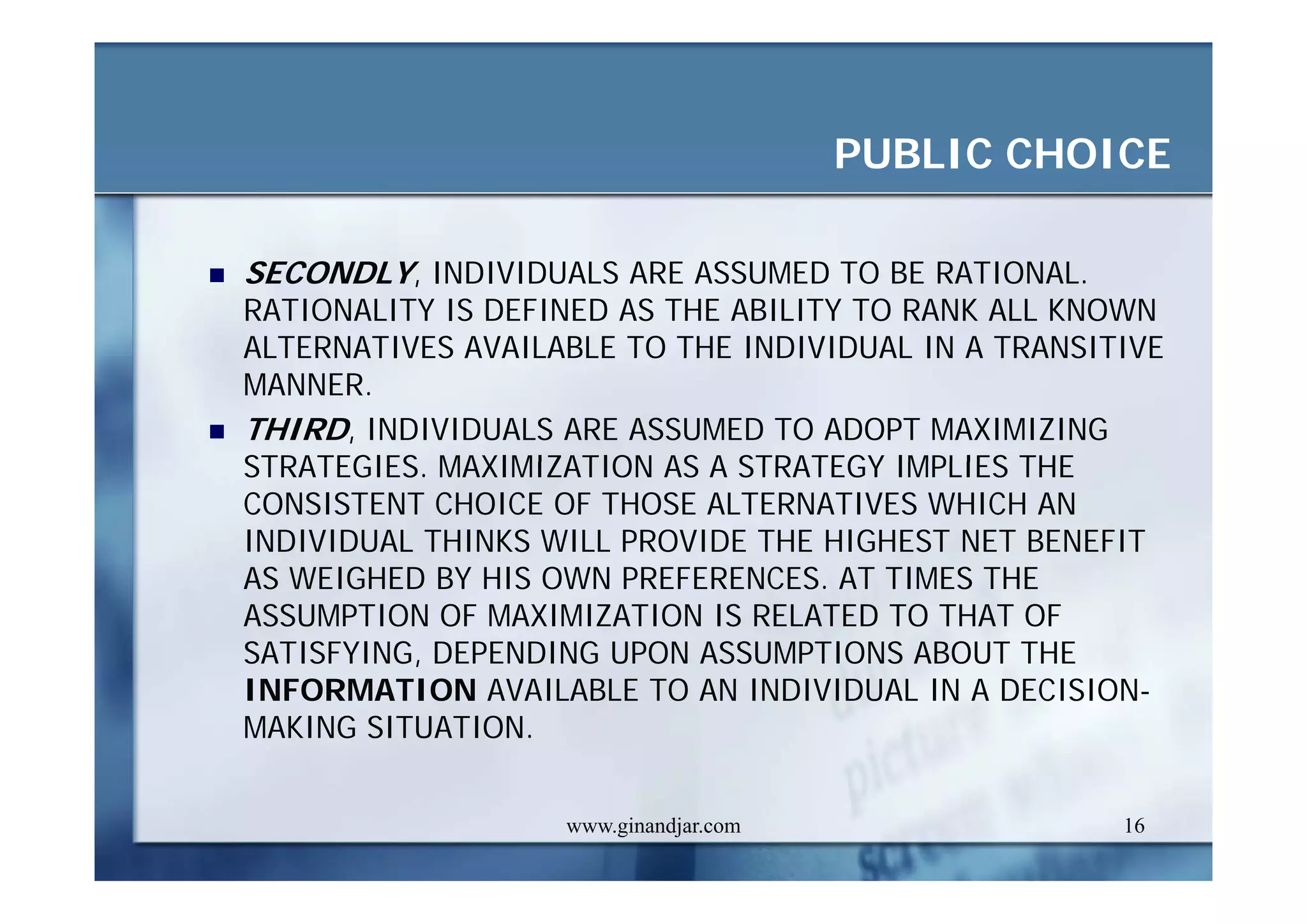 CURRENT ISSUES IN PUBLIC ADMINISTRATION