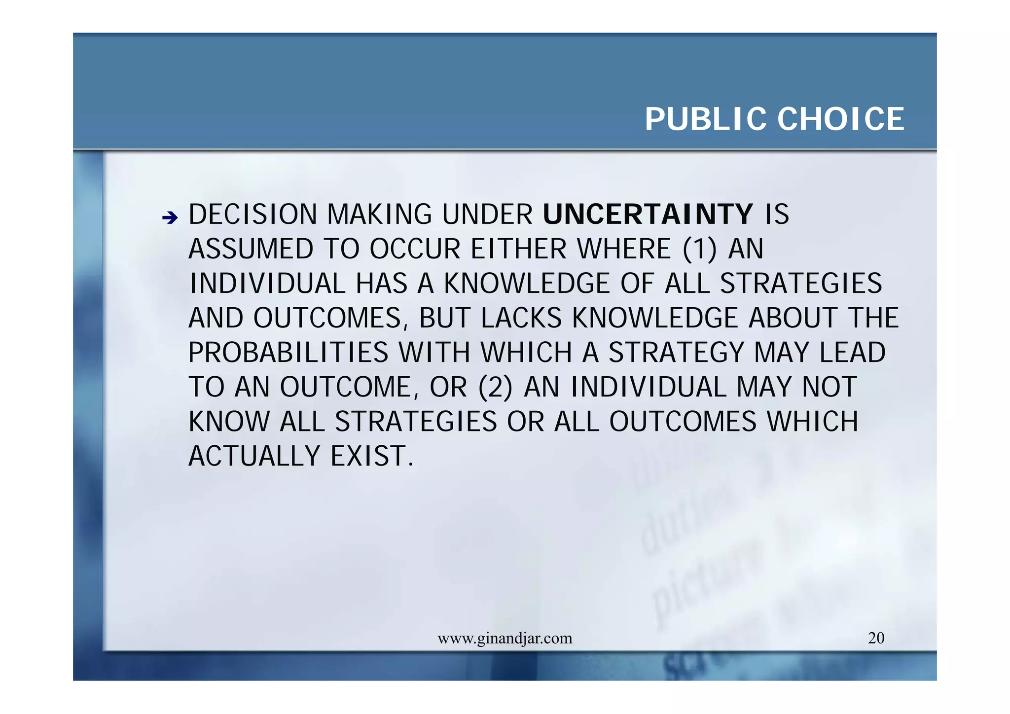 CURRENT ISSUES IN PUBLIC ADMINISTRATION