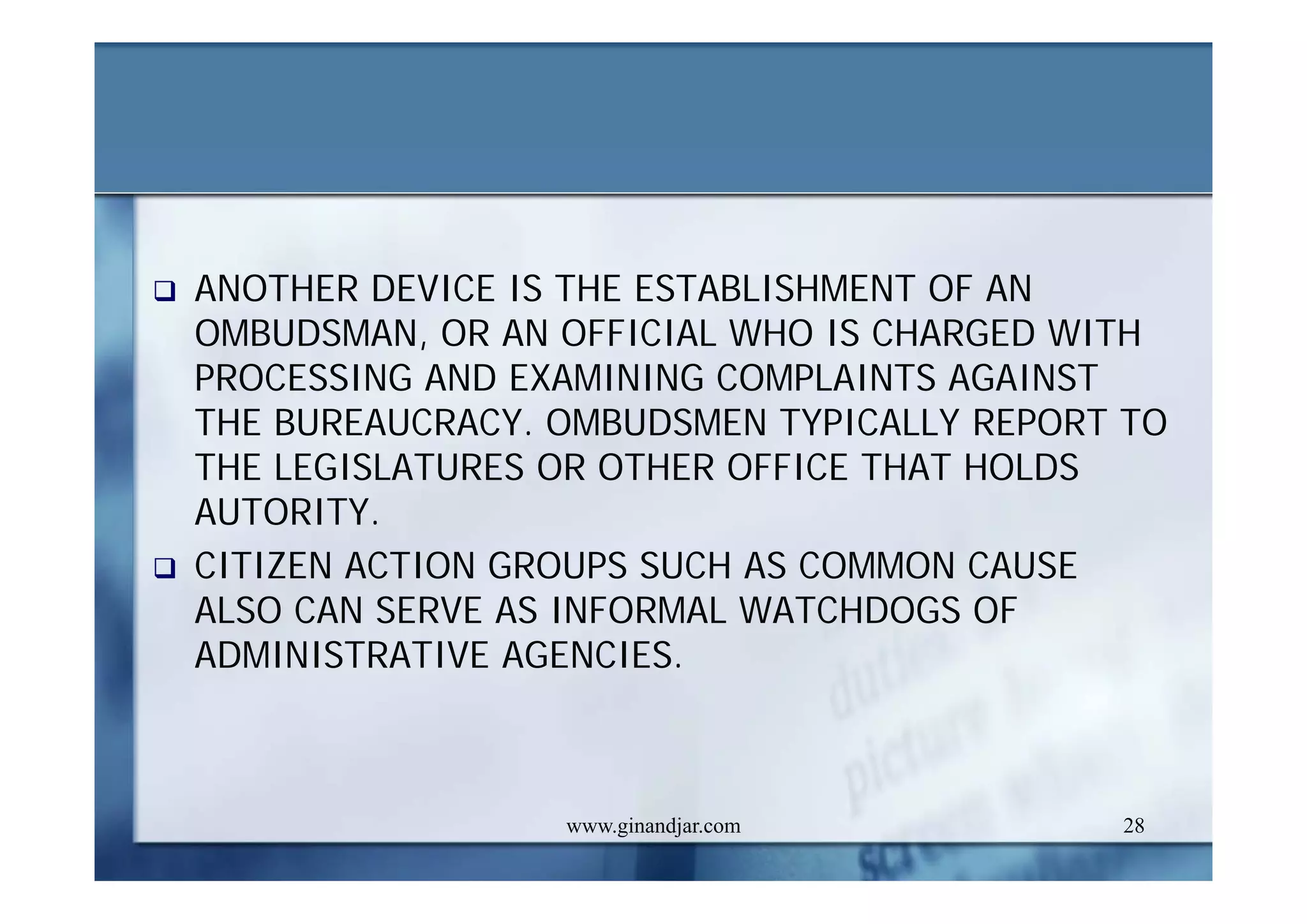 CURRENT ISSUES IN PUBLIC ADMINISTRATION