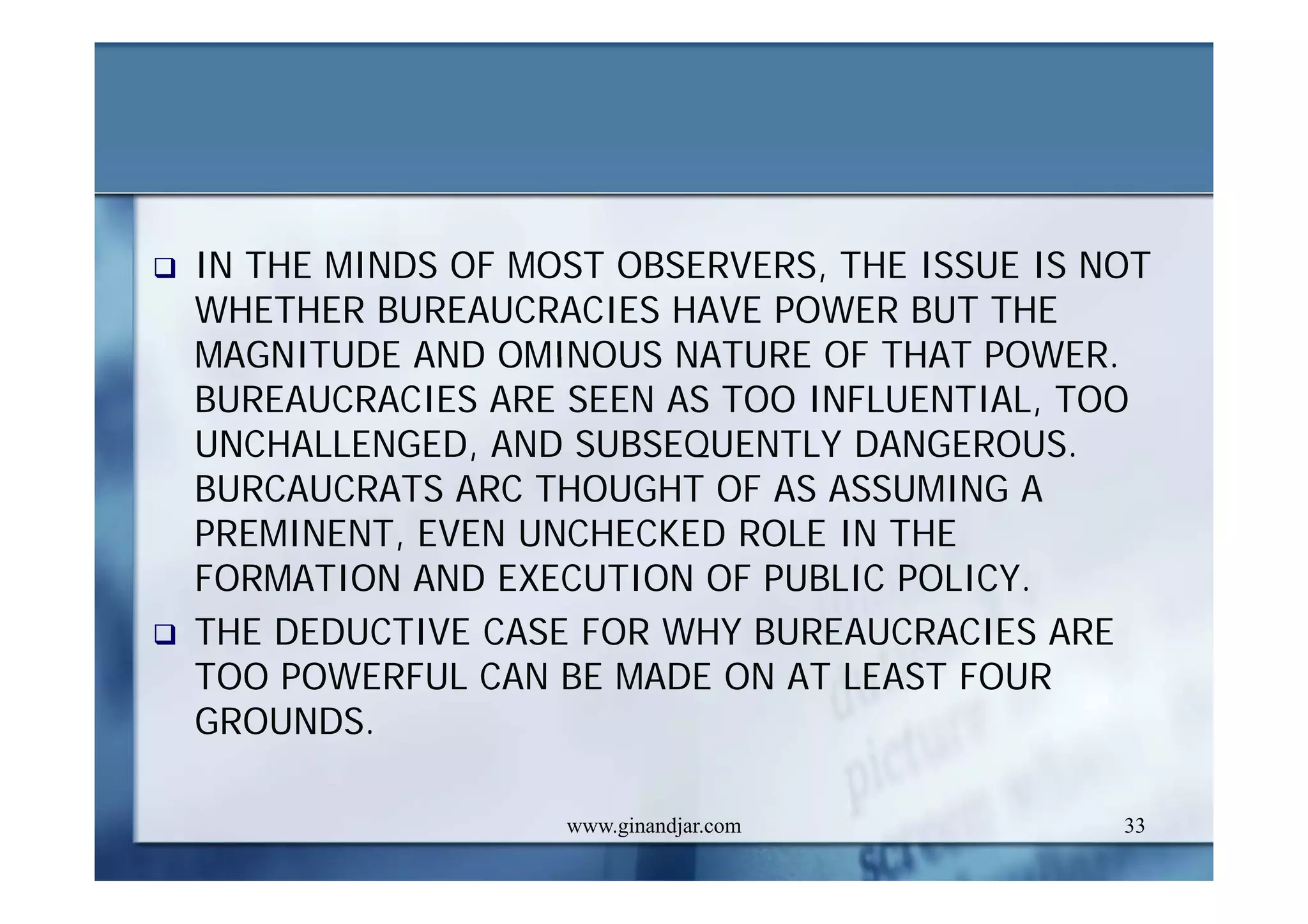 CURRENT ISSUES IN PUBLIC ADMINISTRATION