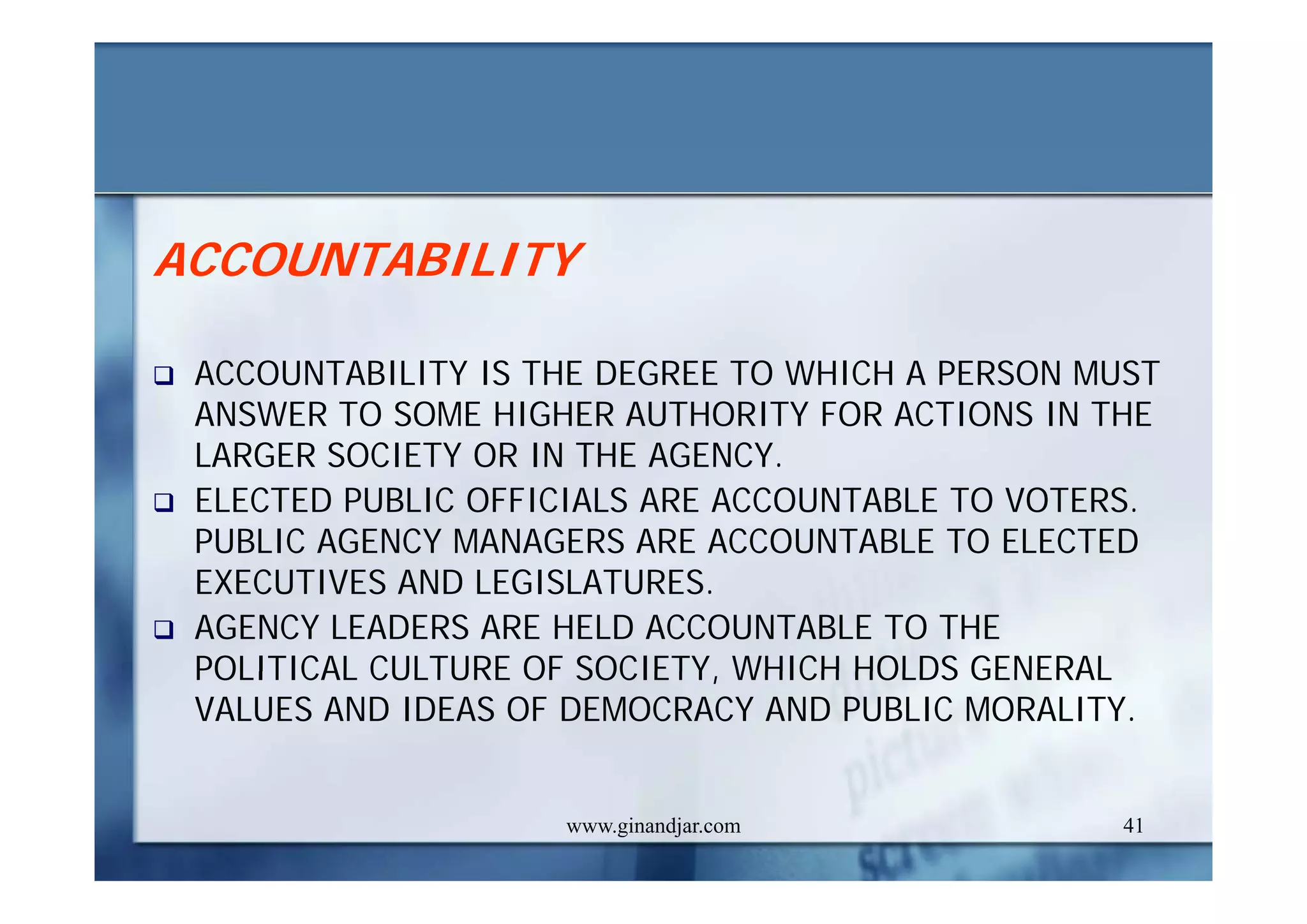 CURRENT ISSUES IN PUBLIC ADMINISTRATION