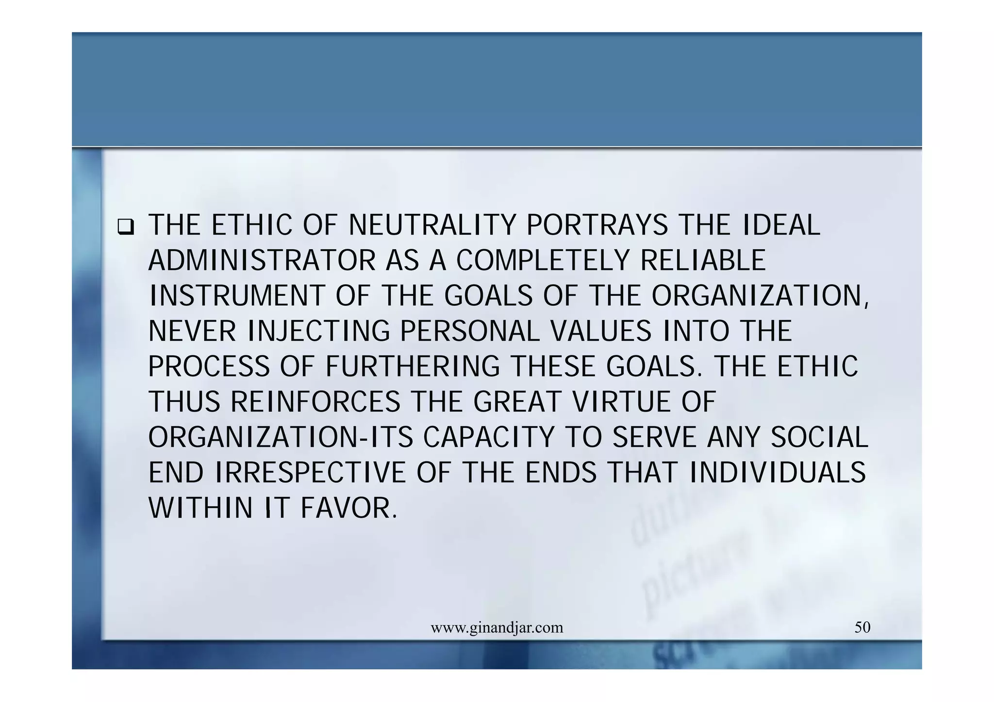 CURRENT ISSUES IN PUBLIC ADMINISTRATION