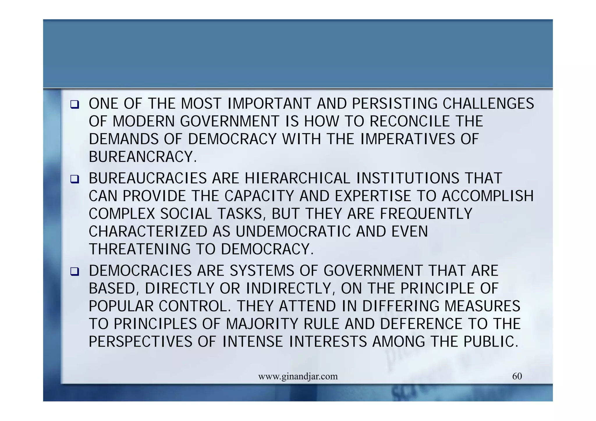 CURRENT ISSUES IN PUBLIC ADMINISTRATION