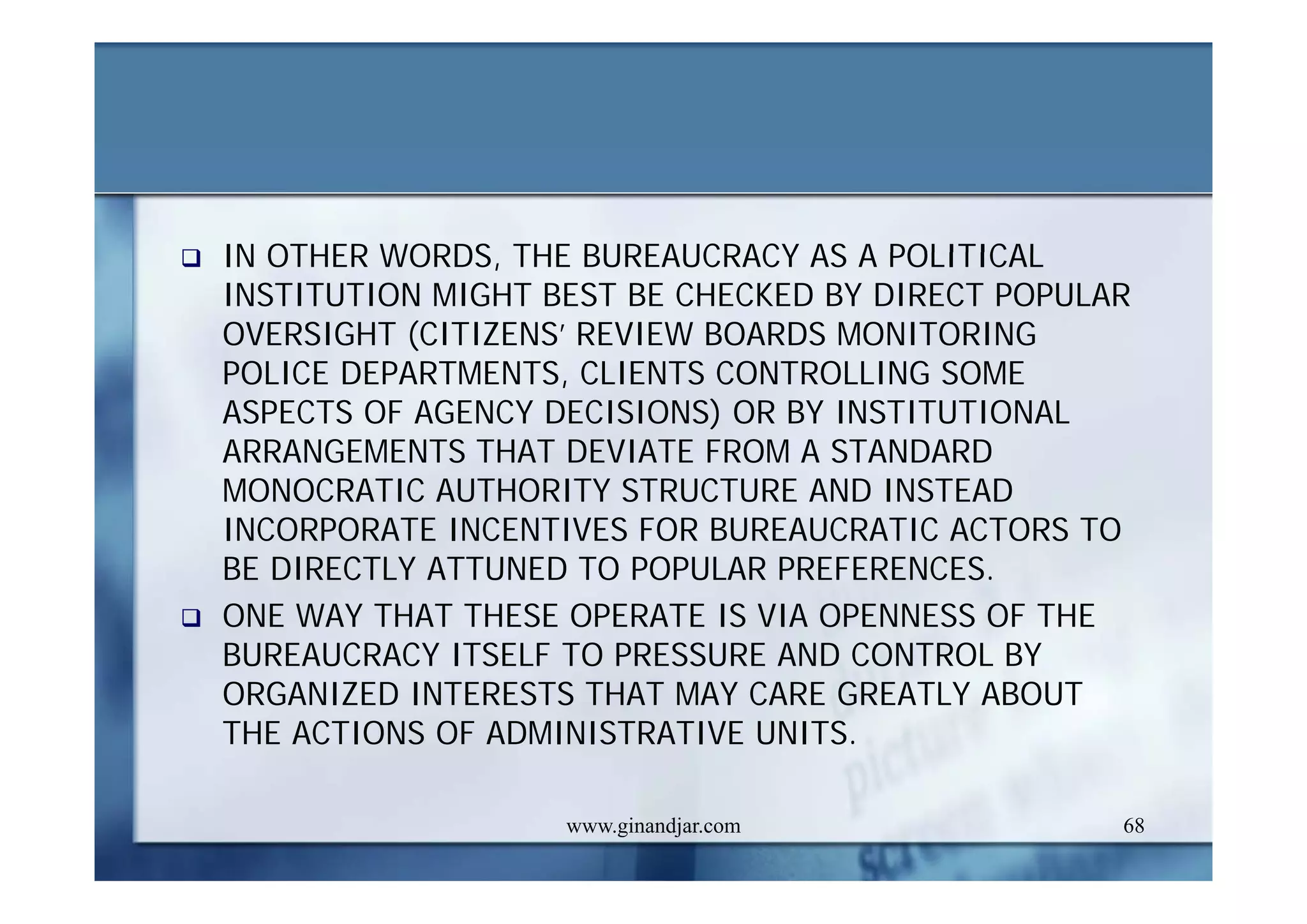 CURRENT ISSUES IN PUBLIC ADMINISTRATION