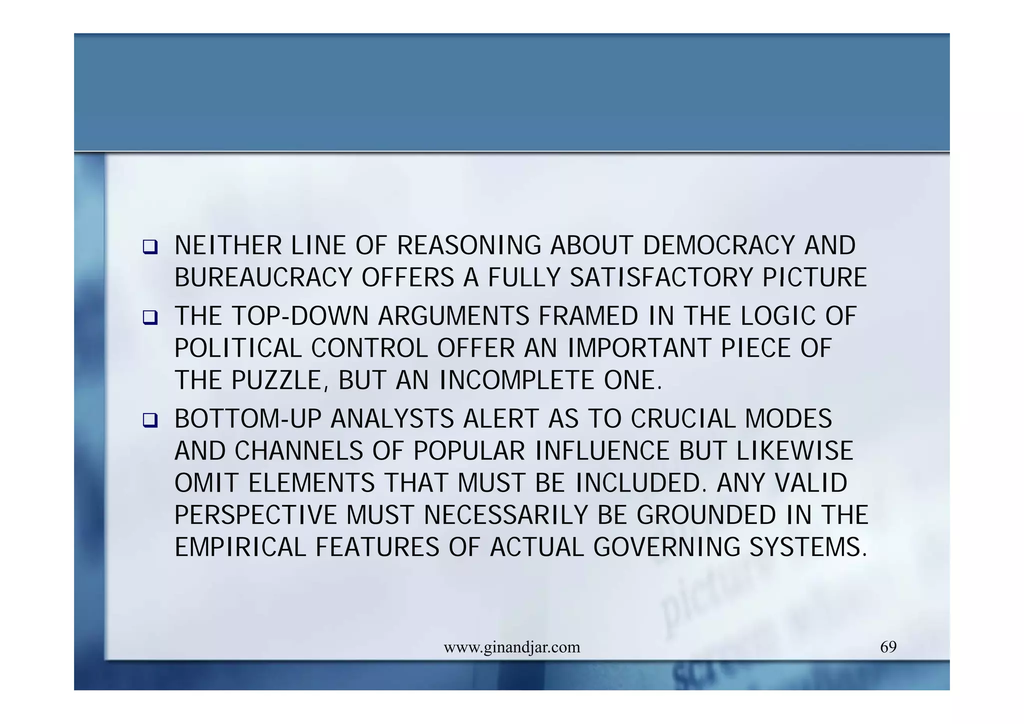 CURRENT ISSUES IN PUBLIC ADMINISTRATION