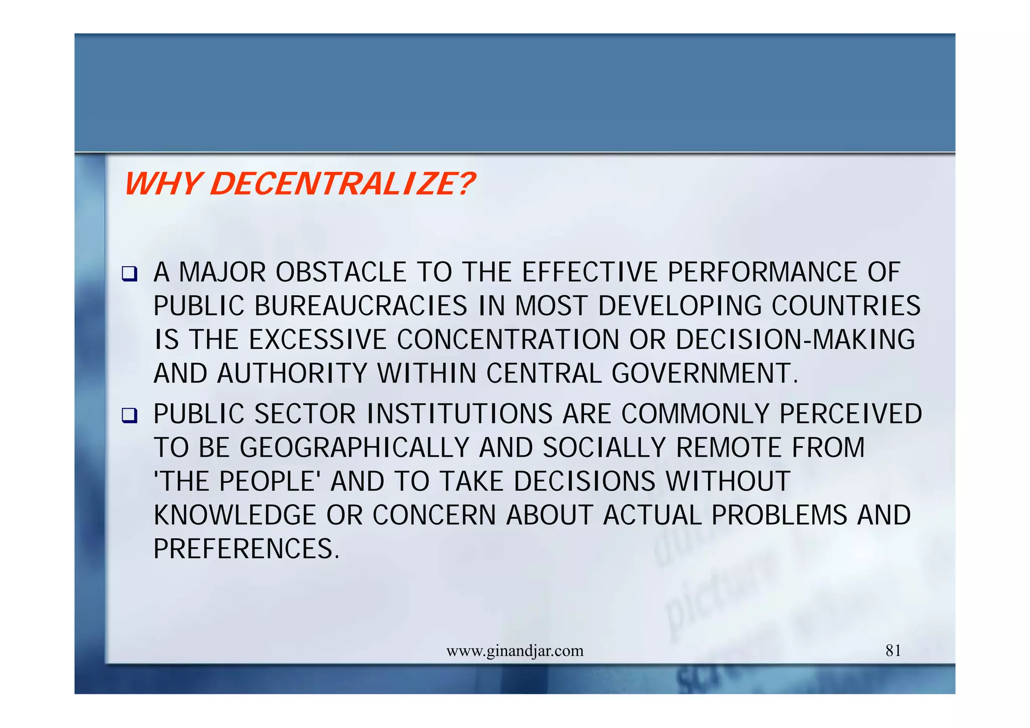 CURRENT ISSUES IN PUBLIC ADMINISTRATION