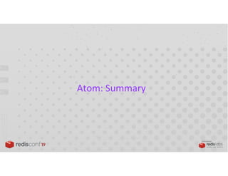 PRESENTED BY
Atom: Summary
 