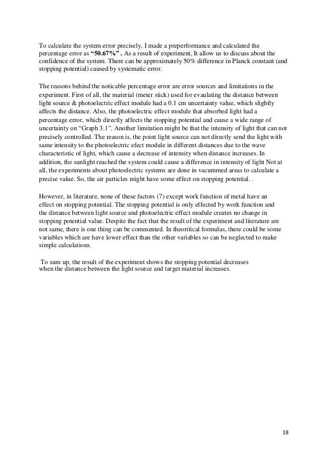 Physics extended essays