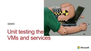 DEMO
DEMO

Unit testing the
VMs and services
 