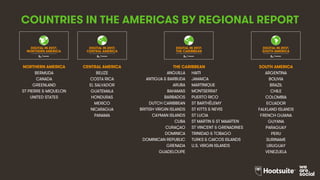 4
COUNTRIES IN THE AMERICAS BY REGIONAL REPORT
NORTHERN AMERICA CENTRAL AMERICA THE CARIBBEAN SOUTH AMERICA
BERMUDA BELIZE...
