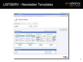 LISTSERV - Newsletter Templates 