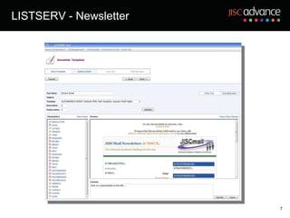 LISTSERV - Newsletter 