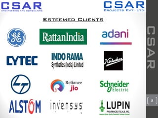 8
Esteemed Clients
CSAR
 