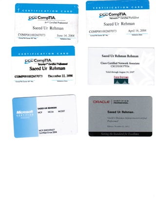 8-Certification Cards