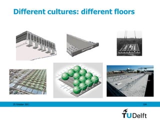 25 October 2011 104
Different cultures: different floors
 