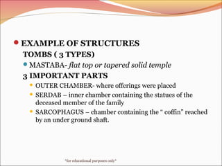 Mastaba Example 04 EGYPTIAN ARCHITECTURE | PPT