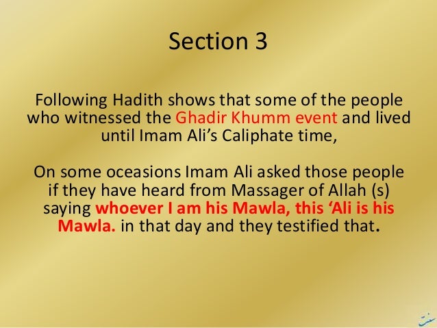 Ghadir khumm
