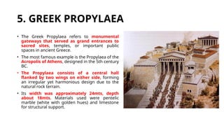 Greek Architecture - Greek Iconic Buildings | PPTX