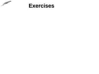 ExercisesExercises
 