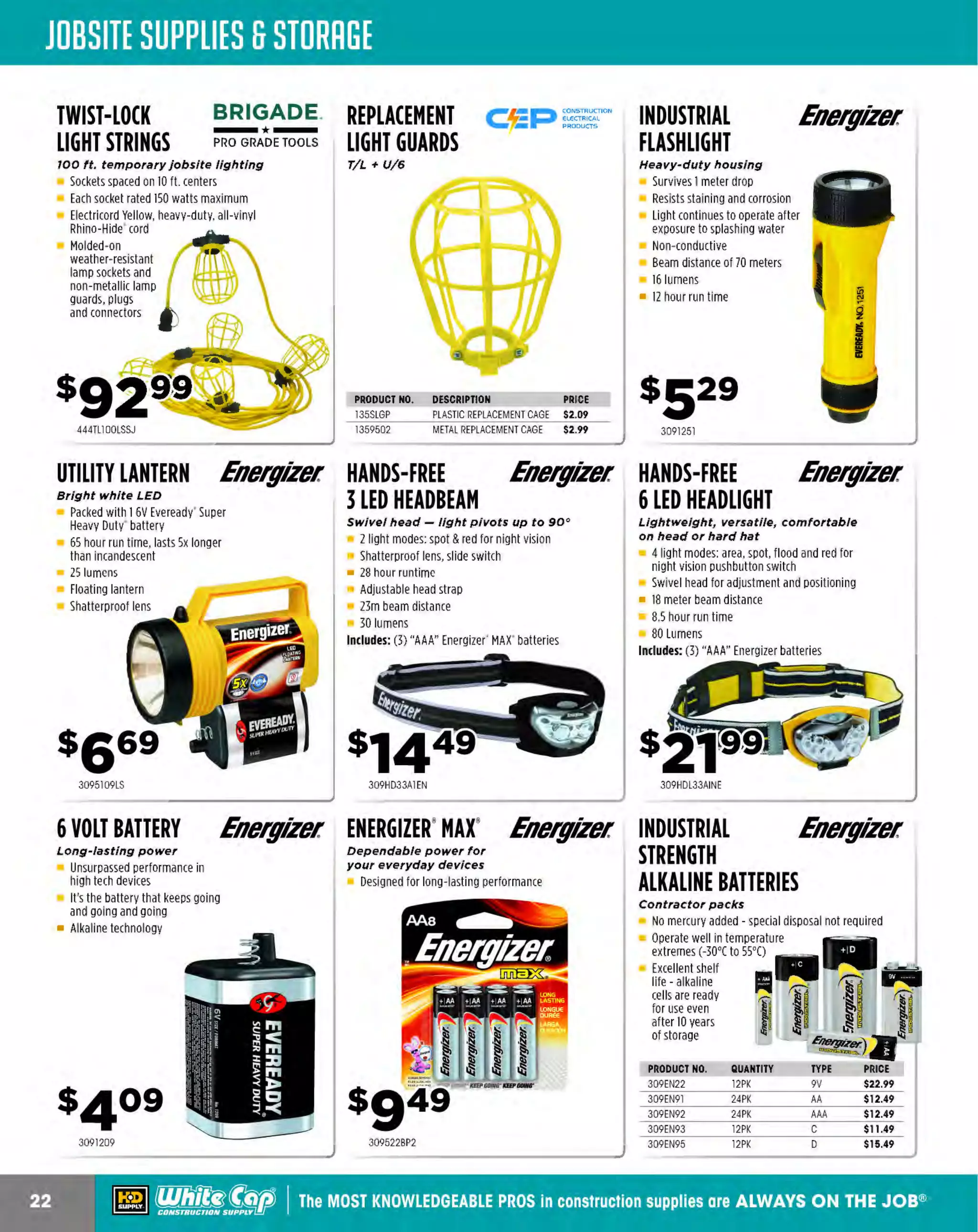 ~

Visit White Cap's WOC Branch @ Booth C4355

...... CONCRETE

FREE BACKPACK • SHOW SPECIALS • PRIZES • GIV EAW AYS*

~ WORLDoF

THESE SPECIAL TRADER DEALS AVAILABLE ALL MON TH AT YOUR LOCAL BRANCH!

VIBRATOR HEADS

W..CKEit
NEUSON

Incorporating the best of round and
square heads, Wacker Neuson's "hybrid"
geometry delivers significantly higher
amplitude which liquefies the concrete
faster, allowing the stiff mix to settle into
place and become more consolidated

SURE SPEED
CONCRETE VIBRATOR

•
WYCO.. Requires less power consumption,

produces less noise, and maintains a
longer life span than other motors today!
Energy efficient system
One motor - drives any combination of shaft and head size
Uniform speed system - one vibrator performs in multiple mixtures
Ergonomic hand grip and adjustable shoulder strap
Lightweight yet powerful

PRODUCT NO.
570H35
570H45
570H55
570H65

DESCRIPTION
13/8' INTERNAL, HYBRID
13/ 4" INTERNAL. HYBRID
21/4" INTERNAL. HYBRID
21/2" INTERNAL. ROUND

VIBRATOR MOTORS

PRICE
$249.99
$269.99
$289.99
$369.99

W..CKEit
NE USON

60 Hz electrical power

Double insulated and grounded motor
Dual air filters
Motor airflow from rear to front prevents dust
Quick release brush covers
Dust and waterproof on-off switch
G protected
FCI
Meets most current UL standards

PRODUCT NO.
570M2000
570M3000

HP

VIBRATOR FLEXSHAFTS
Integrated quick disconnect couplings
offer 62 combinations
Oil resistant reinforced rubber shafts
with steel reinforced coils on the quick
disconnect end
Offer 10 different shaft lengths from
3 ft. to 30ft.

PRICE
$529.99
$659.99

Q

W..CKEit
NEUSON

•

11;.

l!Nl

pa1

8

ELECTRIC MOTOR
PRODUCT NO.
290WSD1

DESCRIPTION
115V SURE SP DBL INSULATED M
EED
OTOR

PRICE
$659.99

DESCRIPTION
8900 SERIE 7' SHAFT
S
8900 SERIES 10' S
HAFT
9500 SERIES 7' SHAFT
9500 SERIES 10' SHAFT
9500 SERIES 14' SHAFT

PRICE
$174.99
$219.99
$170.99
$229.99
$299.99

DESCRIPTION
13/ 1 VIBRATOR HEAD
6"
1 VIBRATOR HEAD
"
1-3/ 8" VIBRATOR HEAD
1-3/4" VIBRATOR HEAD
2' VIBRATOR HEAD

PRICE
$124.99
$132.99
$309.99
$319 .99
$349.99

CORES AND CASINGS
PRODUCT NO.
290CK8907
290CK8910
290CK9507
290CK9510
290CK9514
SQUARE HEADS

PRODUCT NO.
570SM2S
570SM
3S
570SM
4S
570SM
7S

DESCRIPTION
WACKER 7' SHAFT (M2000/ M
3000)
WACKER 10' SHAFT (M
2000/ M
3000)
WACKER 13' SHAFT SM4·SC&K
WACKER 23.5' SHAFT SM7-S C&K

~ (U/h~~

PRICE
$166.99
$229.99
$279.99
$379.99

PRODUCT NO.
290750D
290750EH
290750FI
290750GI
2907SOLI
ACCESSORIES
PRODUCT NO.
2904740

DESCRIPTION
9500 SERIES SHAFT COUPLER

PRICE
$72.19

The MOST KNOWLEDGEABLE PROS in construction supplies

~ coNsTRucnoNs~·wHiLE suPPuEs LAsr

800.944.8322

I Whitecap.com

 