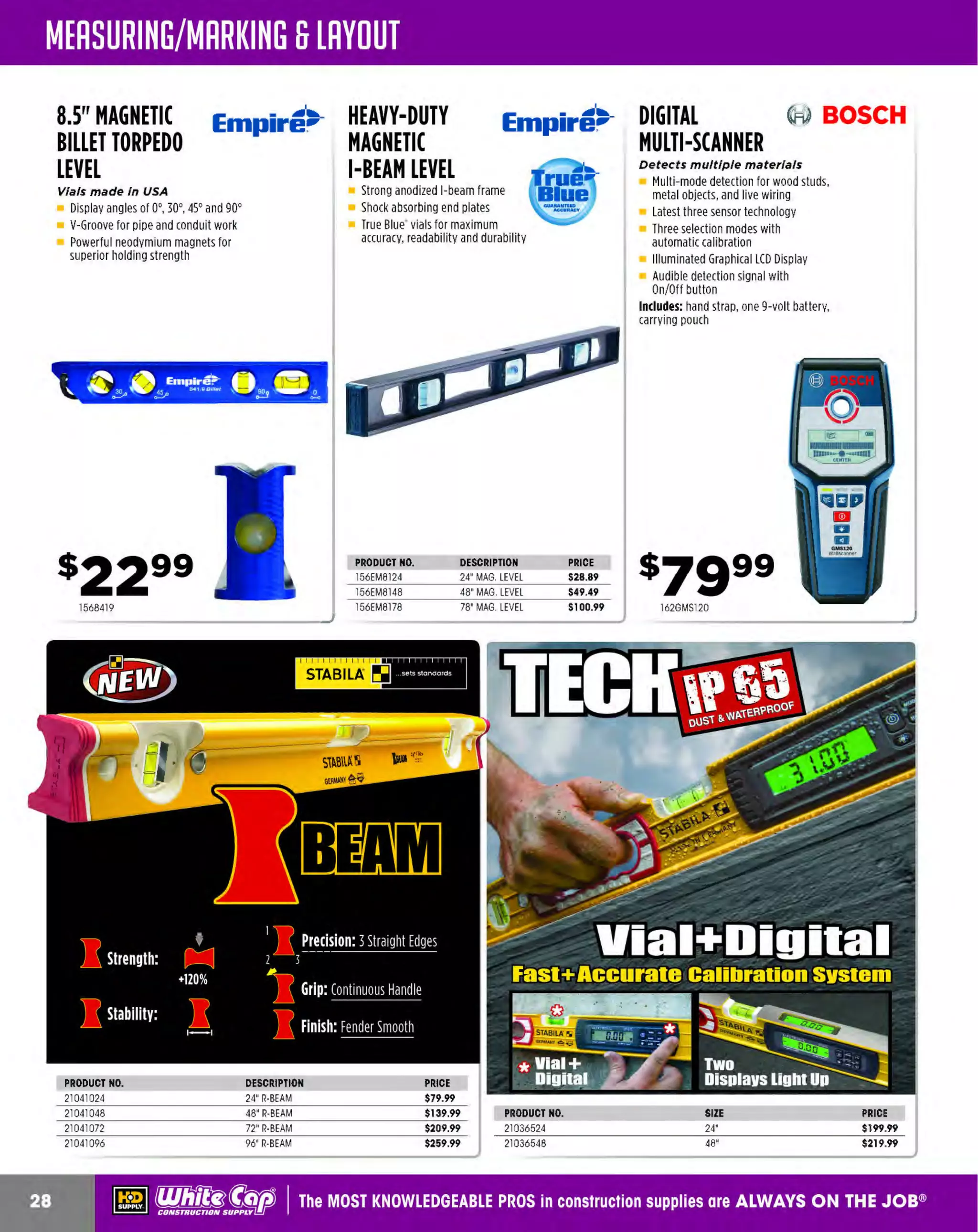 ~

Visit White Cap's WOC Branch @ Booth C4355

...... CONCRETE

FREE BACKPACK • SHOW SPECIALS • PRIZES • GIV EAWAYS*

~ WORLDoF

THESE SPECIAL TRADER DEALS AVAILABLE ALL MONTH AT YOUR LOCAL BRANCH!

STAINLESS STEEL 17 GROOVE
WHEELCHAIR - HANDICAP RAMP
TOOL WITH HANDLE

BRIGADE.

WALKING EDGER/GROOVER

PRO GRADE TOOLS

High quality stainless steel

- ·-

STAINLESS STEEL

Groove spaced on center at 3/4"
6" x13" radius

444BR11765

-·PRO GRADE TOOLS

Overall dimension 8-1/4" x 6"
Forms a 1/2" radius and cuts a1/4" groove
6" back from the edge
Walking style comes with swivel bracket
for all angles

444BR12010

STAINLESS STEEL SAFETY HAND/
WALKING GROOVER
High quality stainless steel

-·-

BRIGADE.

FINISH TROWELS SOFT HANDLE

PRO GRADE TOOLS

High carbon steel

6" x 6" with 1/4" deep x1/8" wide grooves
6 grooves 3/4" on center
Walking style comes with swivel bracket
for all angles
High quality stainless steel

ROUND END FINISHING TROWELS
Available in soft and wood handles

High carbon steel
Front end round and back end square
Cross ground finish with broken-in edge
Aluminum shanks with full rivets
for maximum strength
Also available in blue steel

SIZE
1 x4'
6"
18" x4'
20" x4'
20" x5"

~ (U/h~~

BRIGADE.
~A~~

-·-

BRIGADE.
PRO GRADE TOOLS

Cross ground finish with broken-in edge
Aluminum shanks with full rivets
for maximum strength
Comfortable soft grip handles
Also available in blue steel

PRODUCT NO.
444BR11793
444BR11795
444BR11797
444BR11799
444BR11801
444BR11802
444BR11804
444BR11805
444BR11807

444BR11760

PRODUCT NO.
444BR11808
444BR11809
444BR11810
444BR11811

BRIGADE.

SIZE
12' x3"
1
2"X4"
14" x3"
14' x4"
16' x3"
16' x4'
18' x4"
20' X 4"
20' X 5"

PRICE
$29.29
$29.79
$32.19
$32.29
$35.49
$35.69
$38.69
$40.69
$40.89

FRONT ROUND END
FINISHING TROWEL
AVAILABLE IN SOFT OR WOOD HANDLES

BRIGADE.

-·PRO GRADE TOOLS

High carbon steel
Front end round and back end square
Cross ground finish w/"broken-in" edge
Aluminum shanks with full rivets
for maximum strength
Also available in blue steel
14" x 4"

PRICE
$37.59
$39.99
$43.09
$43.29

444BR12137

The MOST KNOWLEDGEABLE PROS in construction supp lies

~ coNsTRucnoNs~·wHiLE s u PPuEs L AST

800.944.8322

I Whitecap.com

 