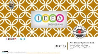 Ideation by Bhasker V. Bhatt is licensed under a Creative Commons Attribution-ShareAlike 4.0 International License.
IDEATI...