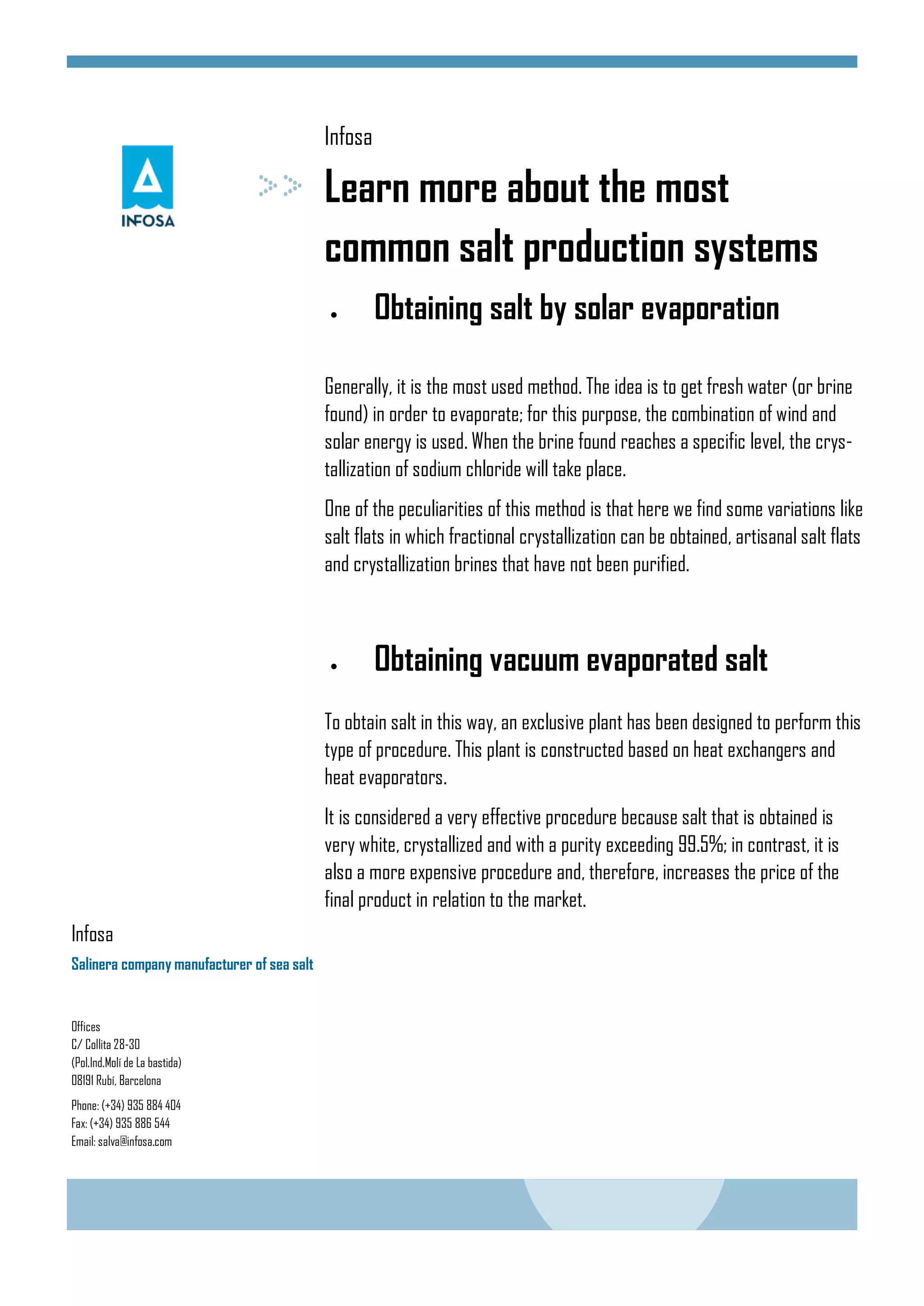 Production of Sea Salt | PDF