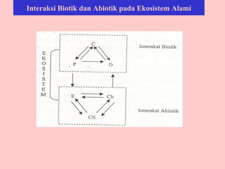 Interaksi Biotik dan Abiotik pada Ekosistem Alami
 