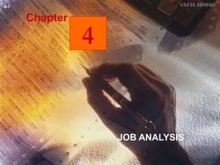 JOB ANALYSIS
EXCELBOOKS4-1
4
Chapter
 
