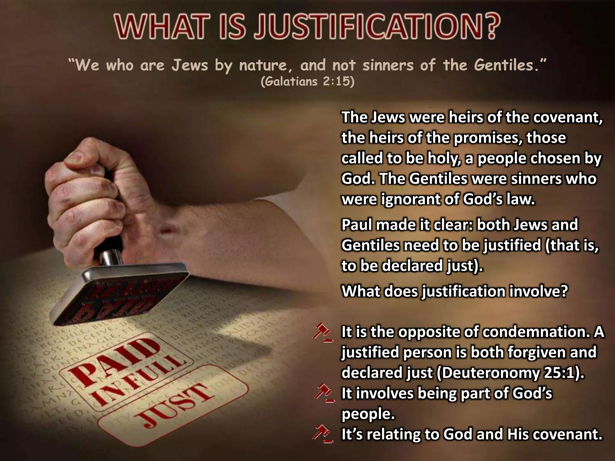 04 justification by faith | PPT | Free Download