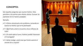 Las Objeciones en el Juicio Oral: Tipos, Uso y Regulación Legal | PDF
