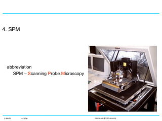 Scanning Probe Microscopy Engineering and Technology | PPT