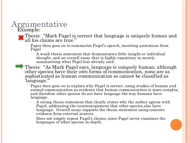 expository argumentative essay