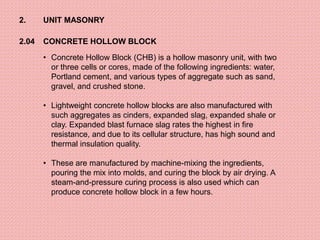 04 masonry | PPT