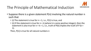 Mathematical induction | PPTX