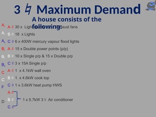 Maximum Demand Example.pdf Maximum Demand calculation and explanation | PPTX