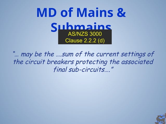 Maximum Demand calculation and explanation | PPT