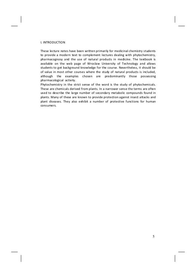 Medicinal Natural Products And Phytochemistry Medicinal Natural Products And Phytochemistry