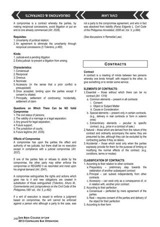 04 memory aid obligations & contracts | DOC